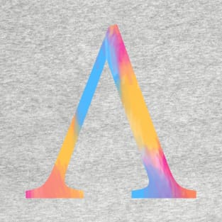 Sunrise Lambda Letter T-Shirt